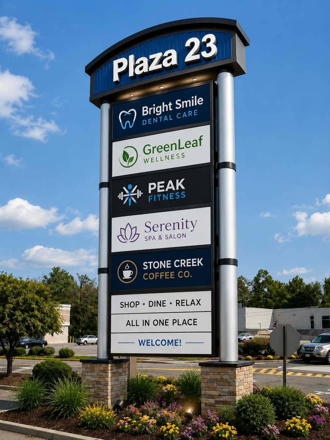 Monument Sign example concept