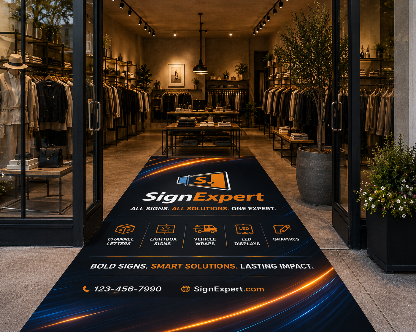 Floor Graphics example concept