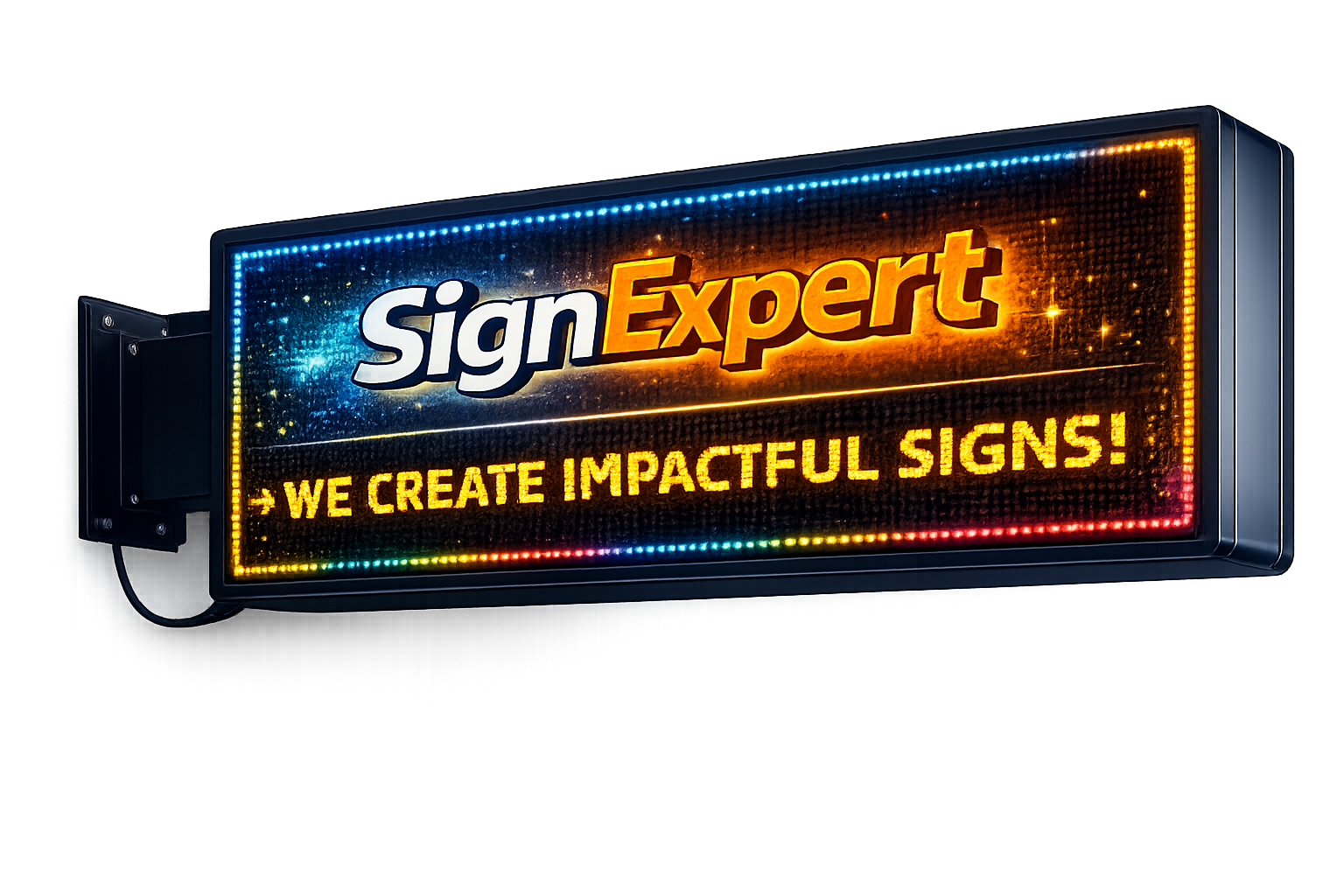 LED Message Board example concept