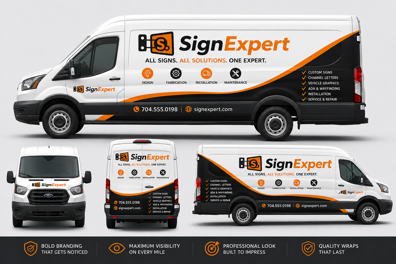 Transit Van Wrap example concept