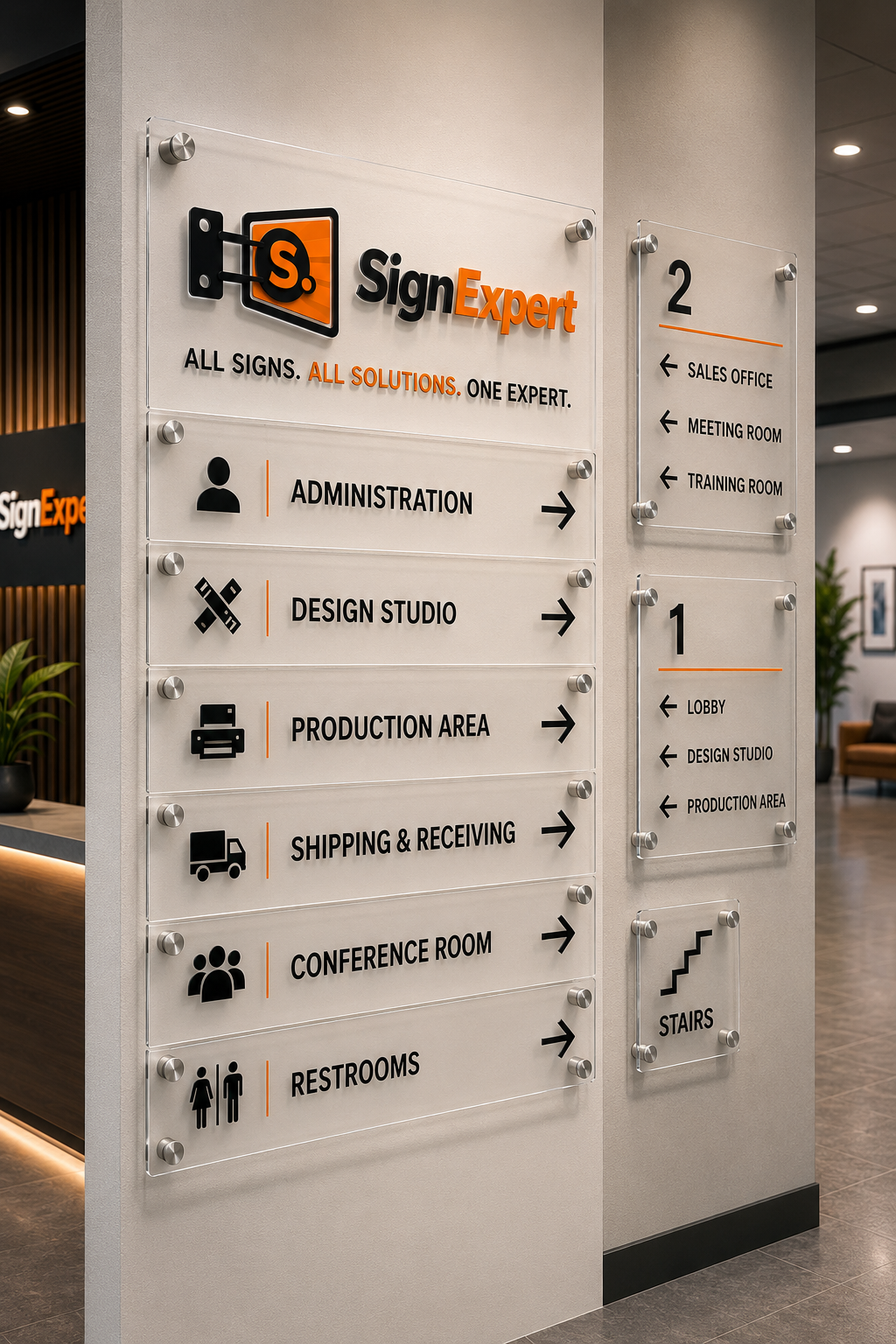 Wayfinding Signage example concept